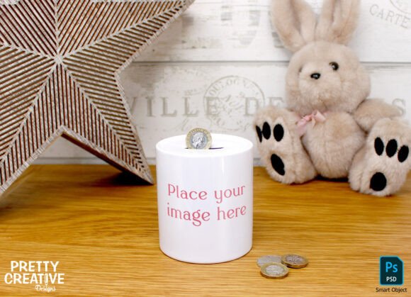 Download Ceramic Money Box Smart PSD Mockup - Premium Resources
